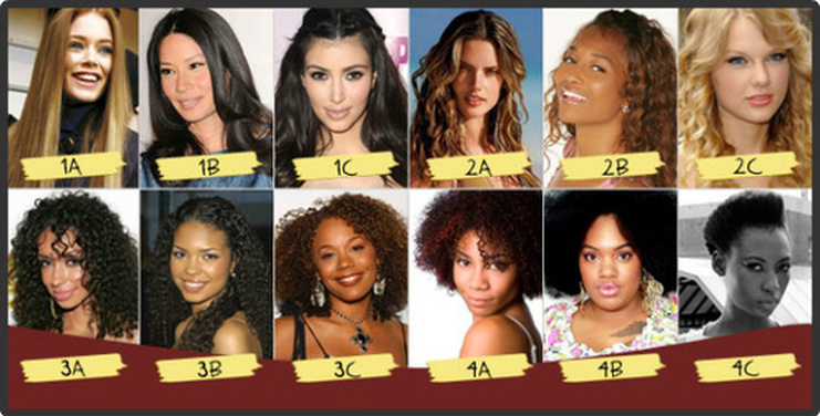 Black Hair Type Chart